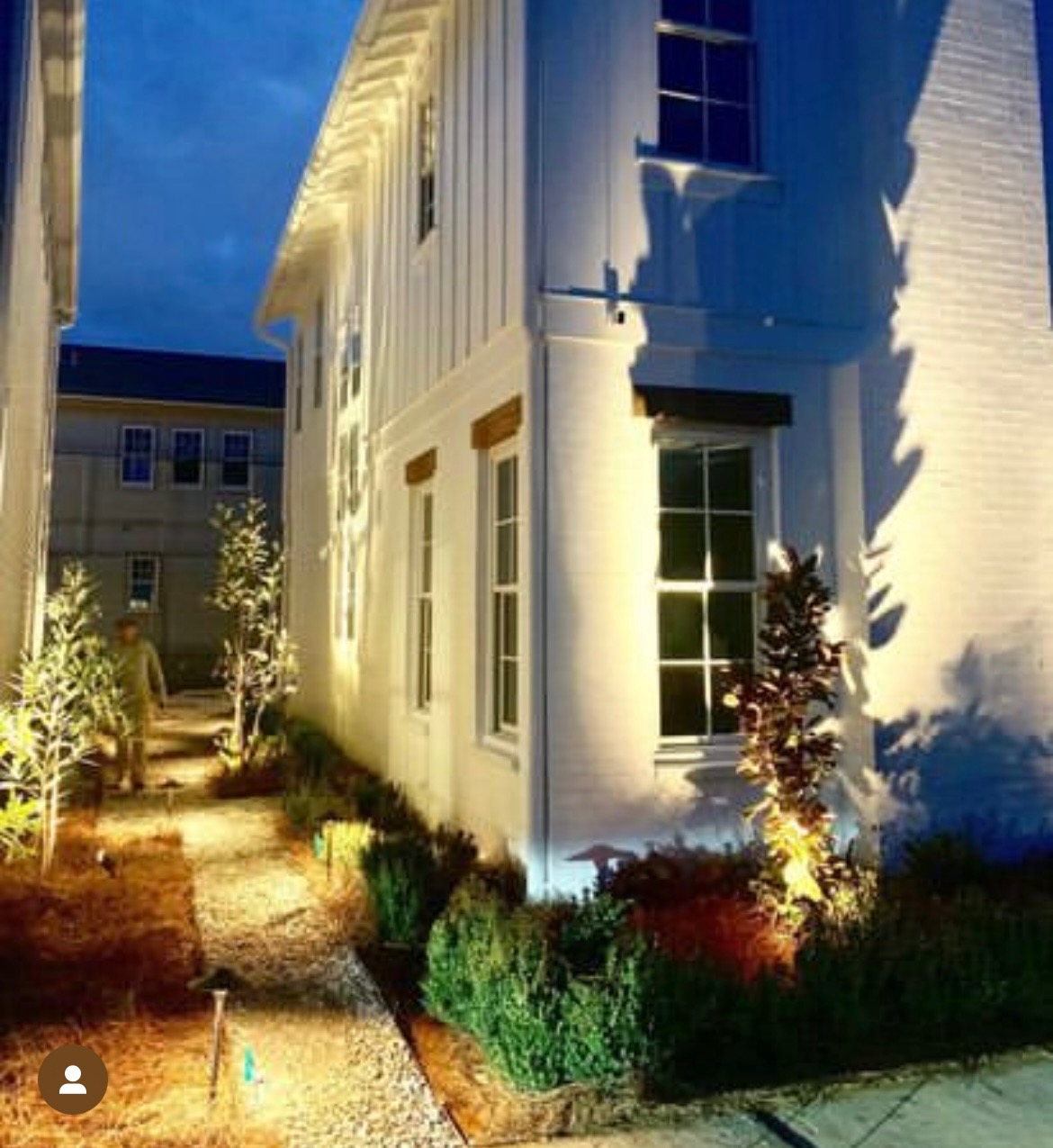 Landscape lighting installation Oxford MS